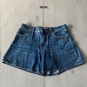 Abercrombie & Fitch Curve Love Jean Shorts